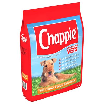 Chappie Complete Dry Dog Food Chicken with Wholegrain 15kg