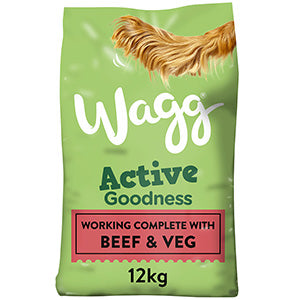 Wagg Active Complete Dry Dog Food - Beef 12kg