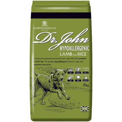 Dr John Hypoallergenic Lamb with Rice and Vegetables 4kg