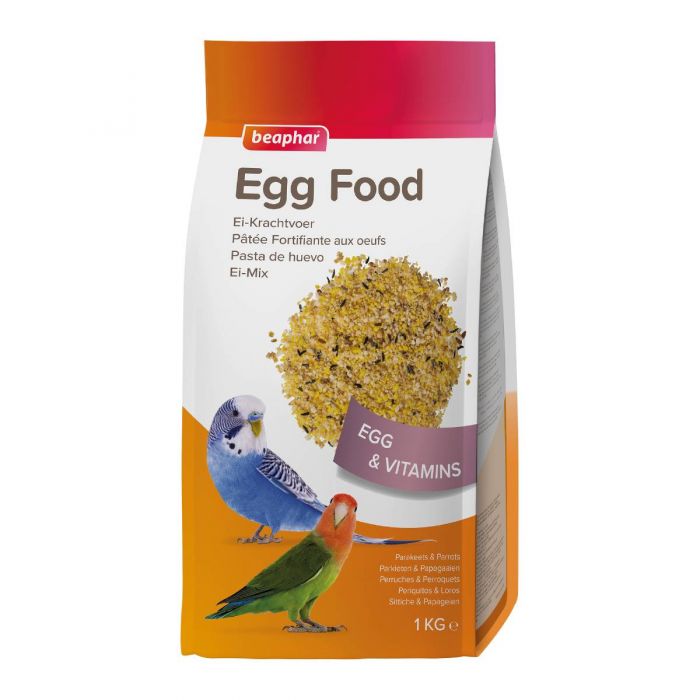 Beaphar Fortified Egg Food 1kg Parakeet and Parrot