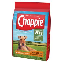 Chappie Complete Dry Dog Food Chicken and Wholegrain 3kg