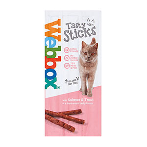 Webbox Tasty Sticks Cat Treats x 3 Packs Salmon and Trout (web exclusive) SAVE