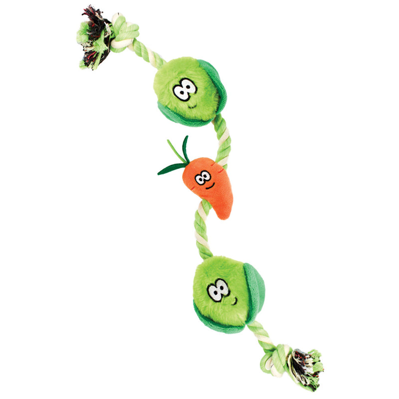 Happy Pet Christmas Veggies Dog Toy