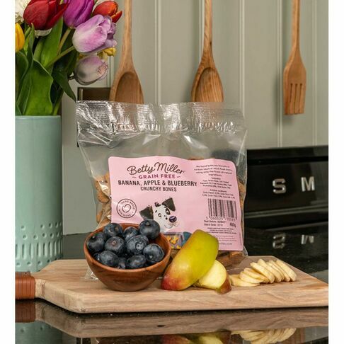 Betty Miller Banana, Apple & Blueberry Bones - Grain Free 400g