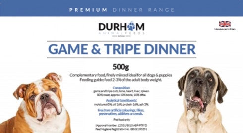 DAF Game & Tripe Dinner 500g 80-10-10