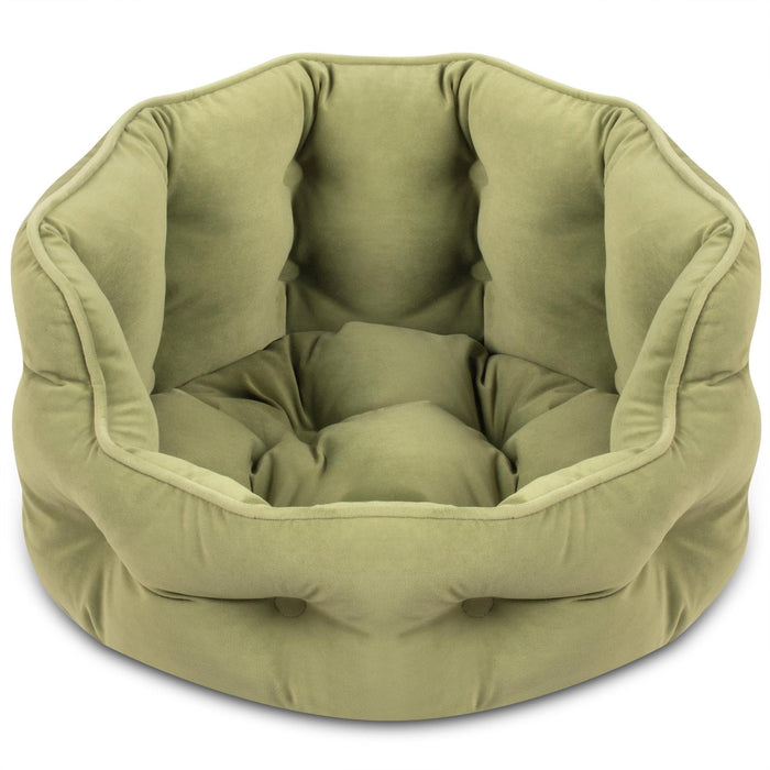 Bunty Monarch Dog Bed Sage Green