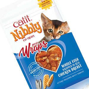 Catit Nibbly Wraps Chicken Breast Grain Free 30g