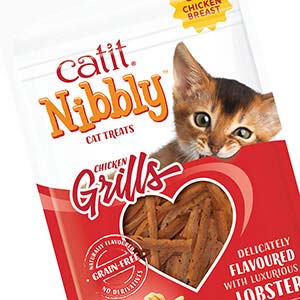 Catit Nibbly Grills Lobster Flavour Grain Free 30g