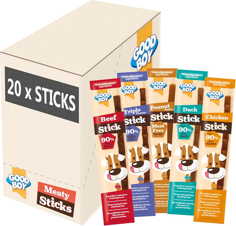 Good Boy Sticks 5 Flavours of Dog Treats ( 5 for price of 4 )