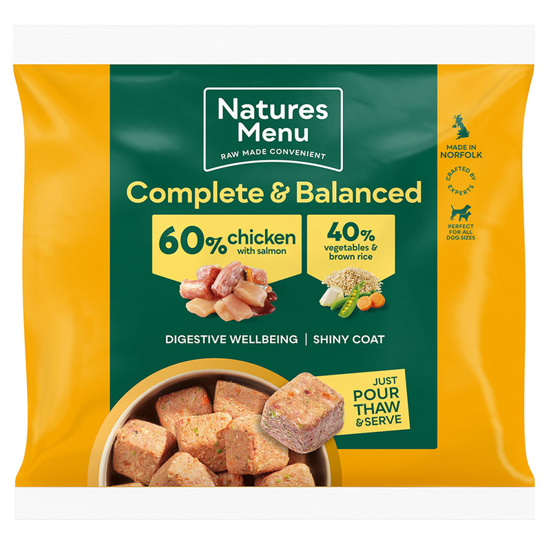 Natures Menu Complete Balance 60/40 Chicken with Salmon 1kg