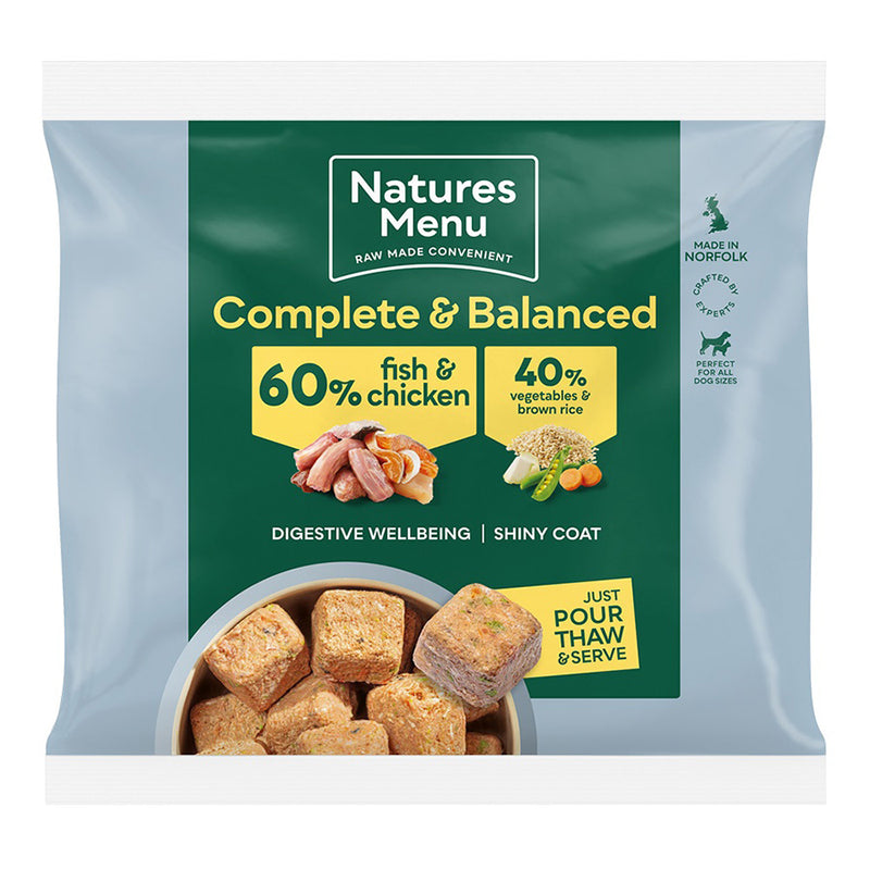 Natures Menu Complete Balance 60/40 Fish with Chicken 1kg