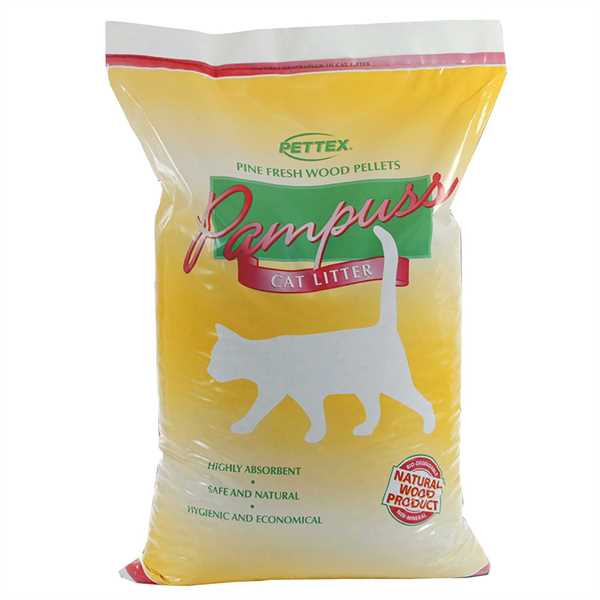 Pampuss Wood Cat Litter 15L