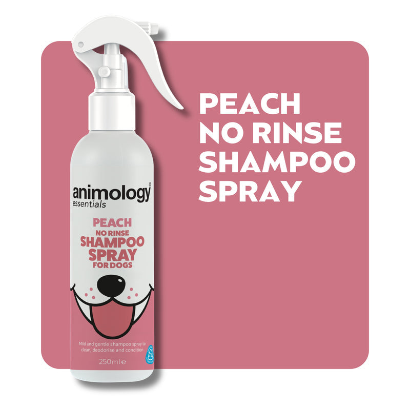 Animology Essentials No Rinse Spray Shampoo Peach 250ml