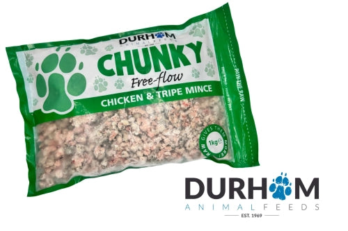 DAF Chunky Free Flow Chicken & Tripe Mince 1kg  80-10-10