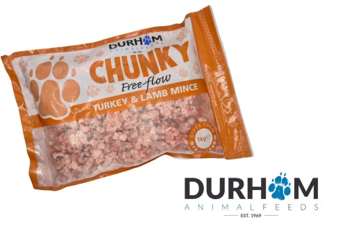 DAF Chunky Free Flow Turkey and Lamb Mince 1kg 80-10-10