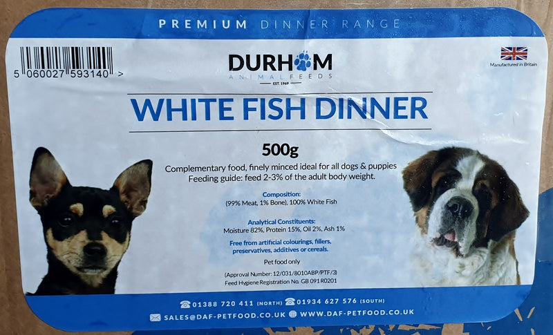 DAF White Fish Dinner 500g 80-10-10