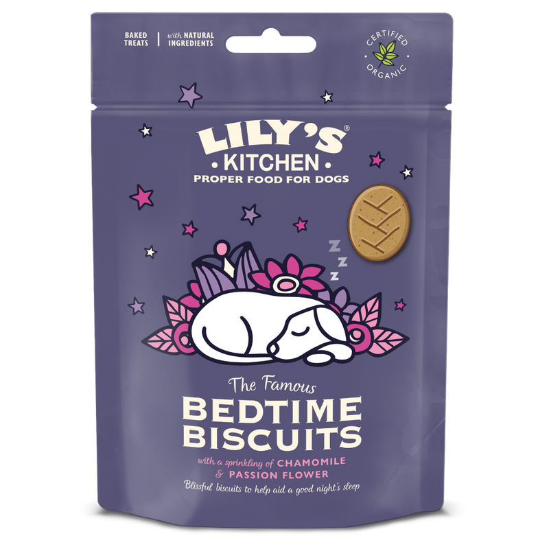 Lily's Kitchen Bedtime Biscuits with Chamomile and Passion Flower 80g