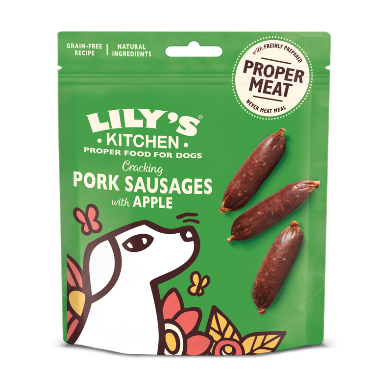 Lily's Kitchen Grain Free Pork Sausages with Apple 70g