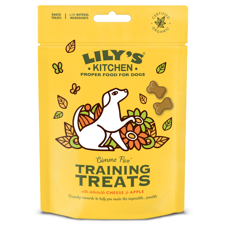 Lily's Kitchen Training Treats with Cheese Oats and Apple 80g