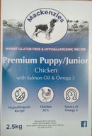 Mackenzies Premium Puppy Dry Food Chicken with Rice Gluten Free 2.5kg