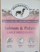 Mackenzies Large Breed Puppy Dry Food Salmon and Potato Gluten and Grain Free 2.5kg