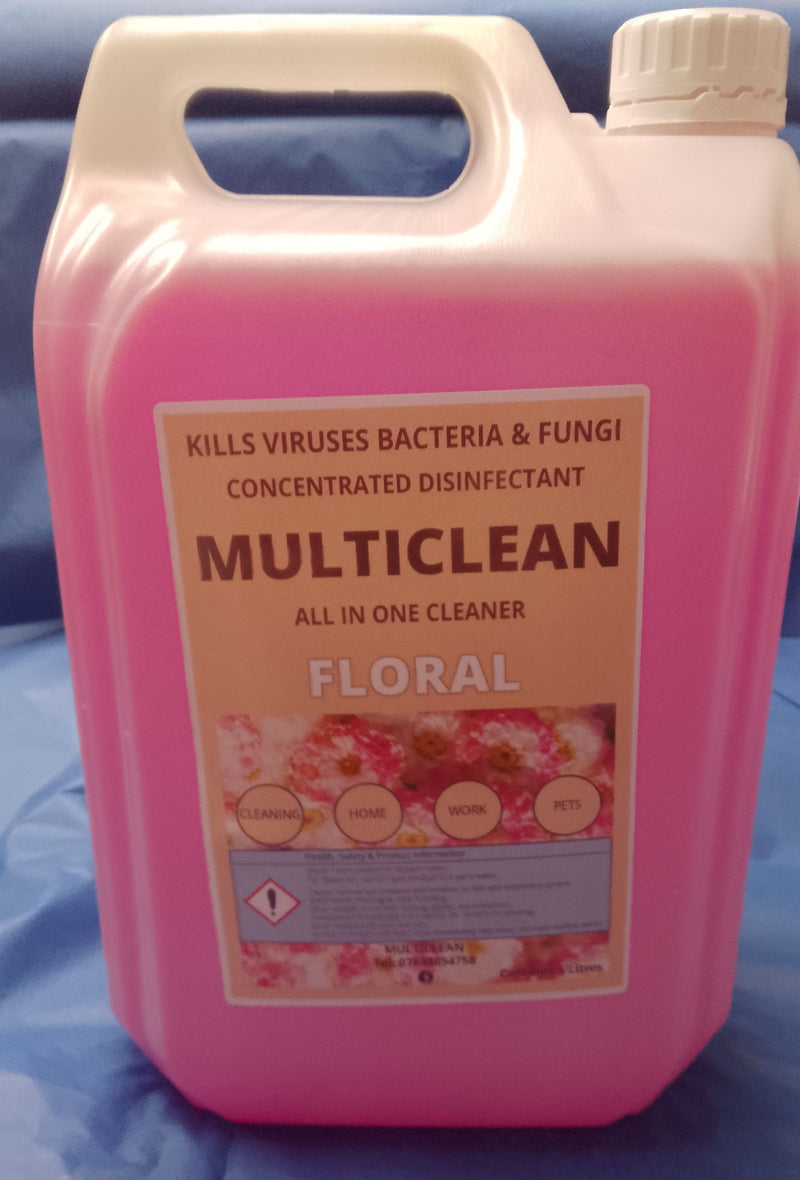 Multiclean Disinfectant Floral Fragrance 5 Litre