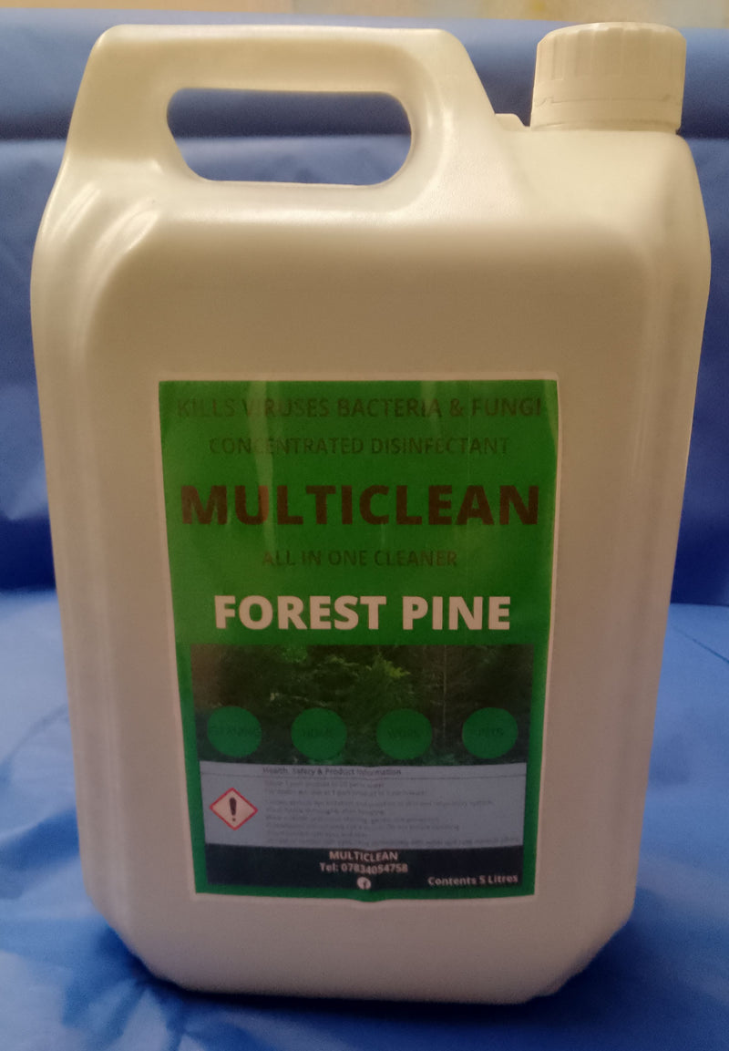 Multiclean Disinfectant Forest Pine Fragrance 5 Litres