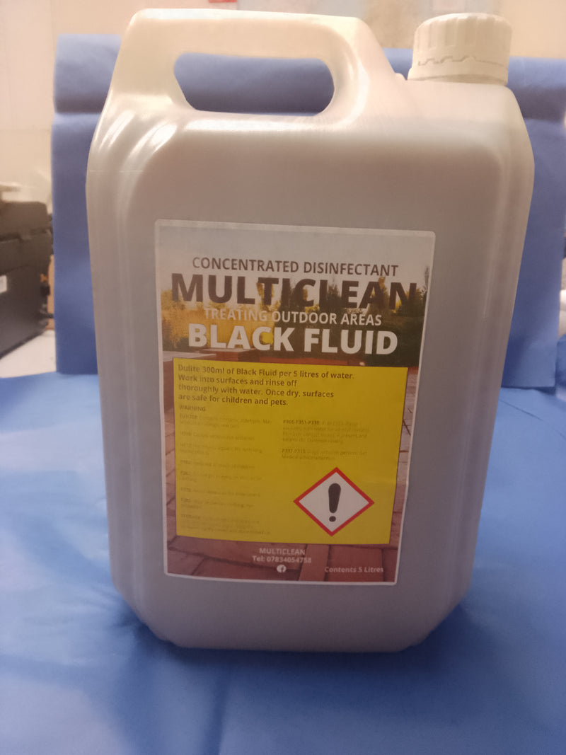 Multiclean Black Fluid Disinfectant 5 Litre