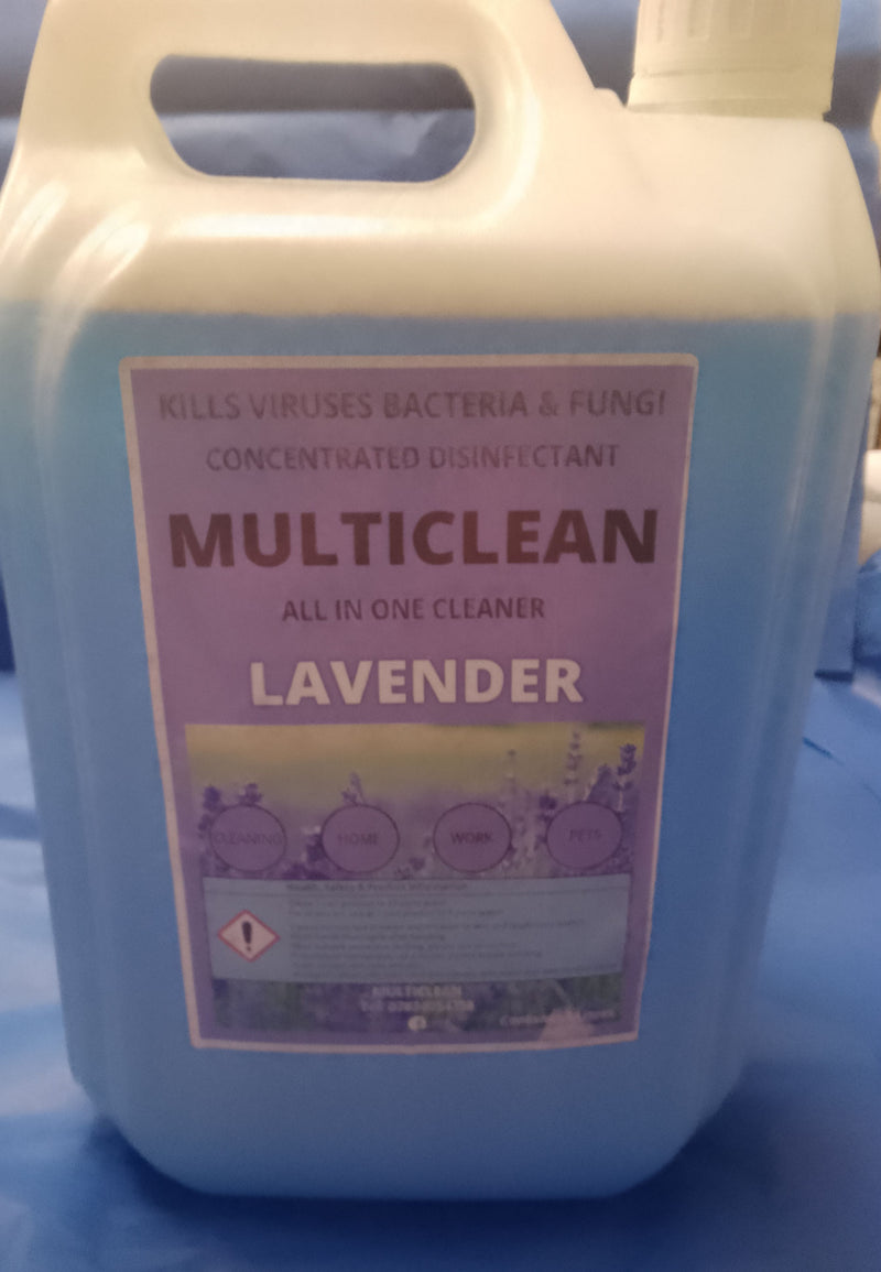 Multiclean Disinfectant Lavender Fragrance 5 Litre