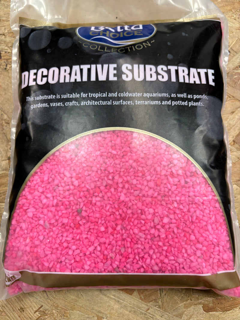Decorative substrate vivid pink 2kg
