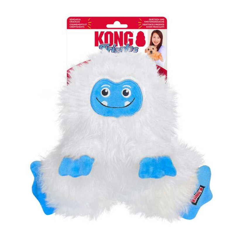 Kong Frizzles Yeti Dog Toy Medium/L