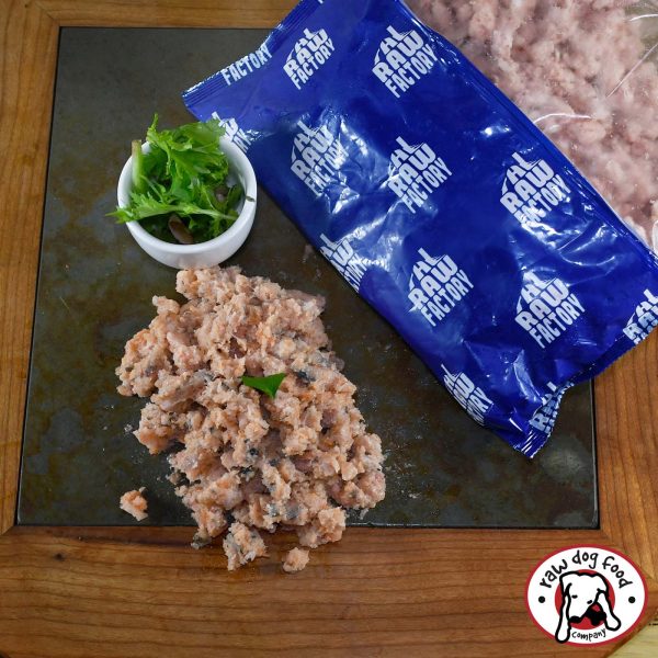 Raw Factory Chicken and Salmon 1kg