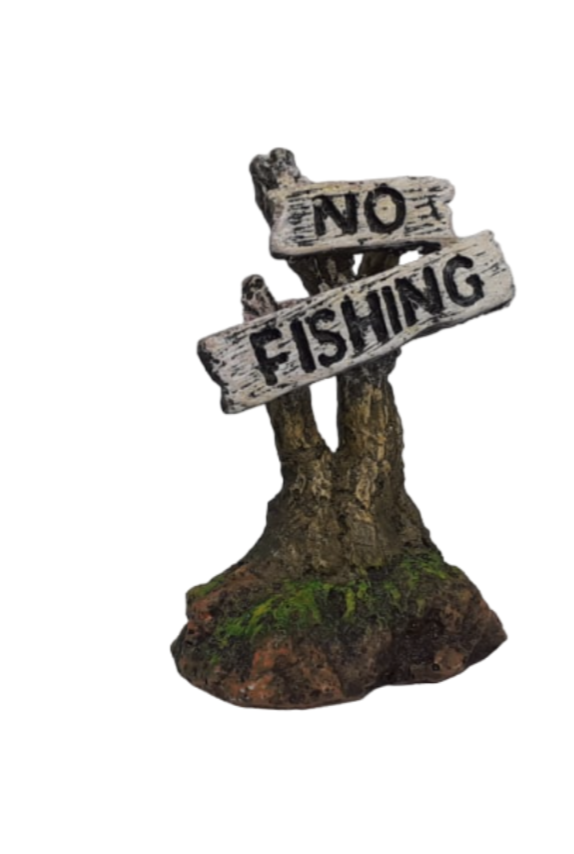 Classic No Fishing Sign