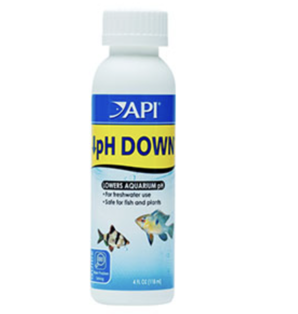 API pH Down Freshwater Aquarium Water pH Reducing Solution 118