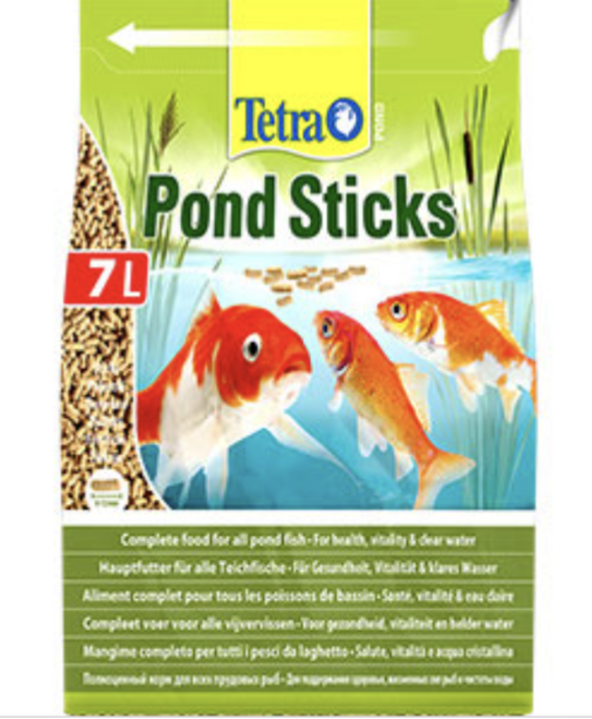 Tetra Pond Floating Sticks Complete Koi Goldfish Pond Fish Food 7 Litre

0