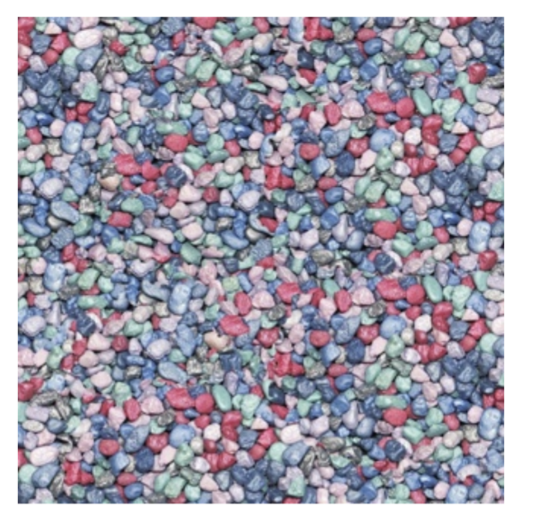 Decorative aquarium gravel 2.27kg rainbow