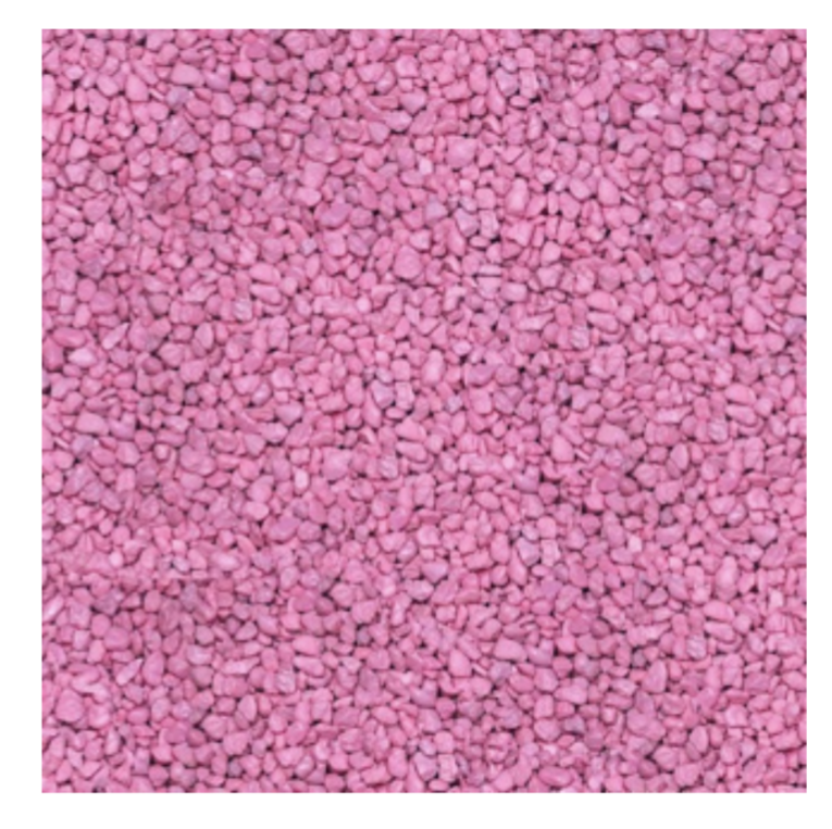 Decorative aquarium gravel 2.27kg pink