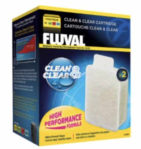 Fluval Clean and Clear Cartridge For Fluval U Internal Filters 2 Pack