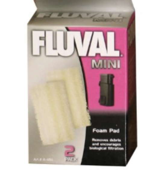 Fluval Mini Foam Media Insert For Fluval Mini Underwater Filter 2 Pack