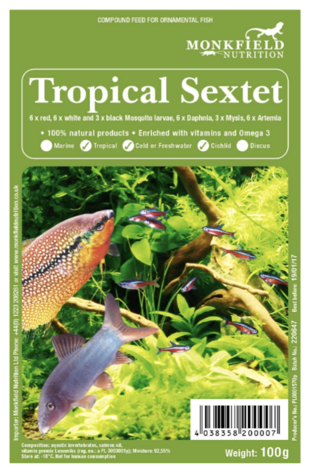 Frozen tropical sextet 100g