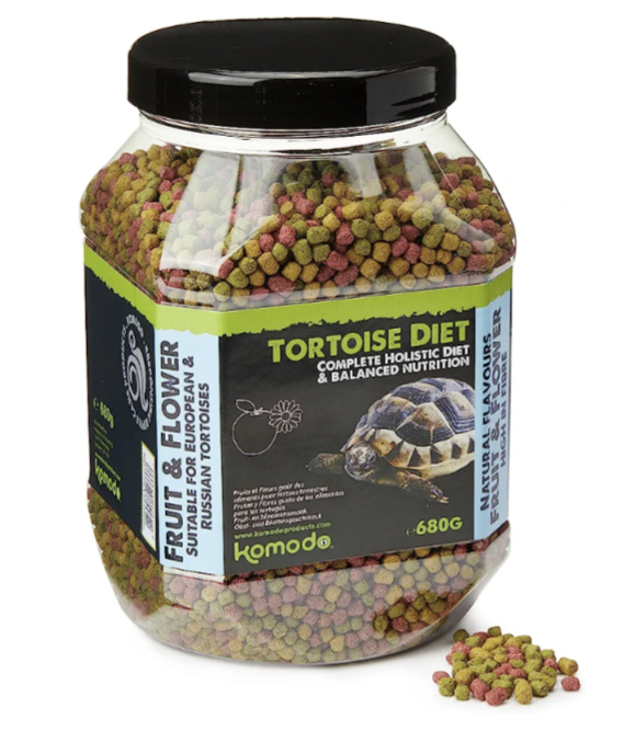 Komodo Complete Holistic Tortoise Diet Fruit and Flower 680