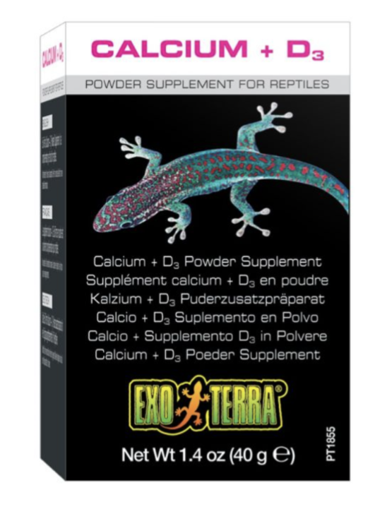 Exo Terra Calcium + D3 Supplements 90g