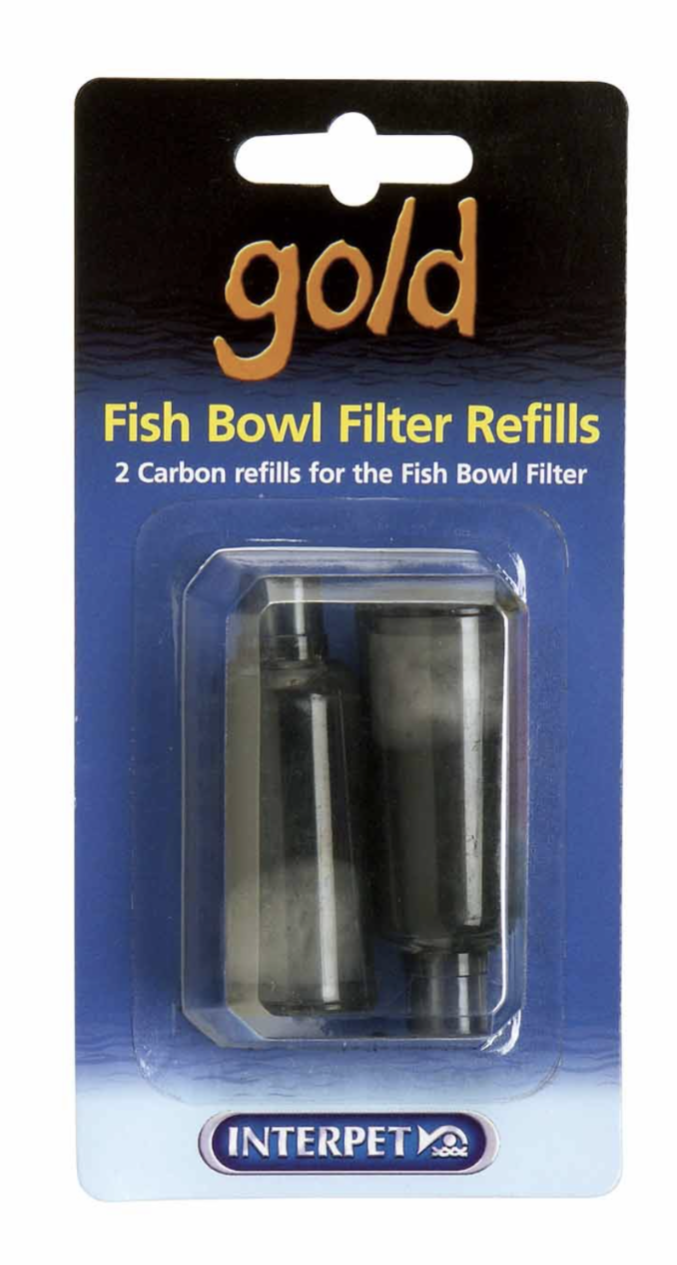 Gold Fish Bowl Undergravel Filter Carbon Filter Refill x 2