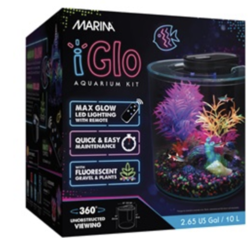 Marina Iglo Aquarium fish tank Kit 10L