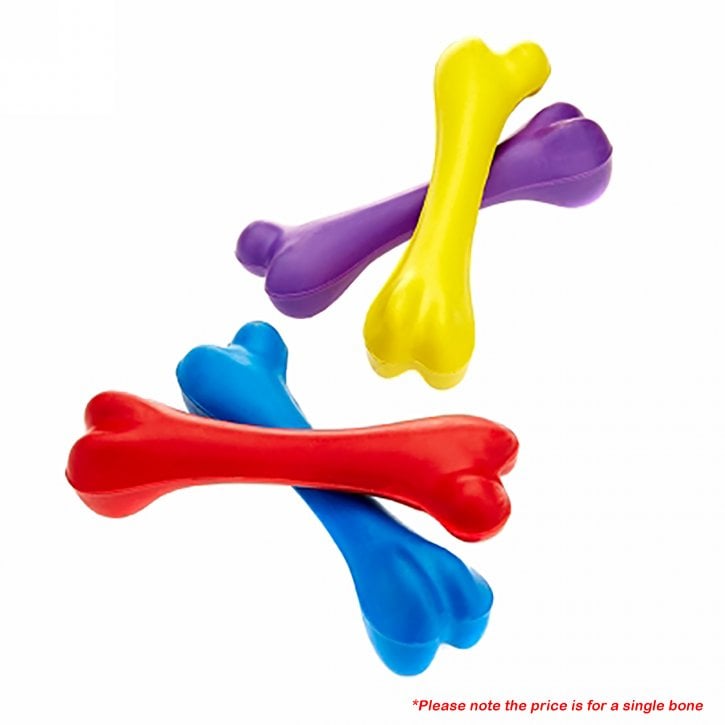 Rubber Bone Dog Toy - Large