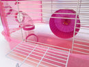 Fantazia Plastic Large Dwarf Hamster Cage - Pink and Purple