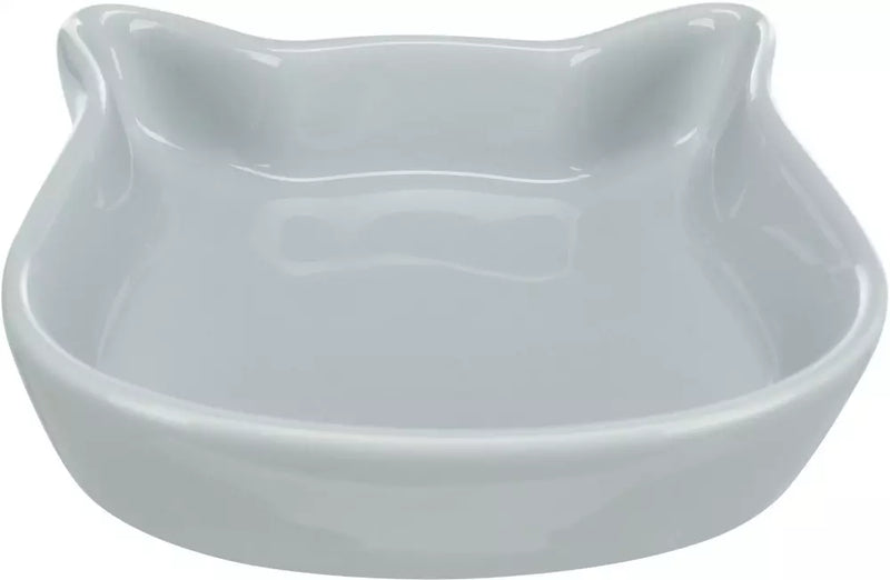 Ceramic Cat Bowl - Grey