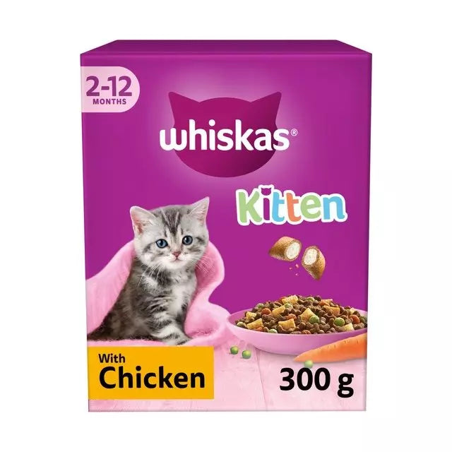 Whiskas Kitten Dry Food Chicken 300g