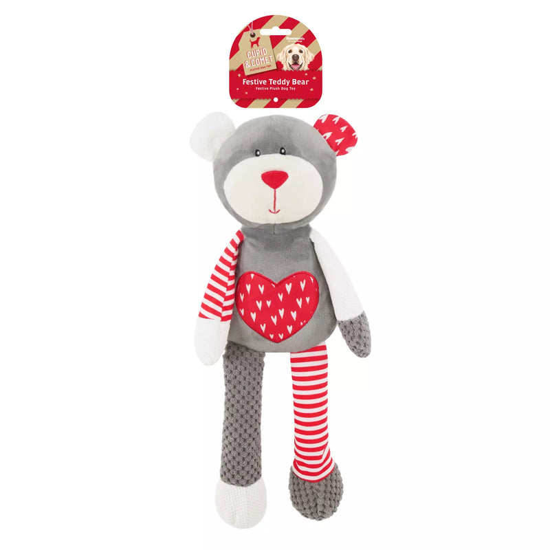 Rosewood Festive Teddy Dog Toy