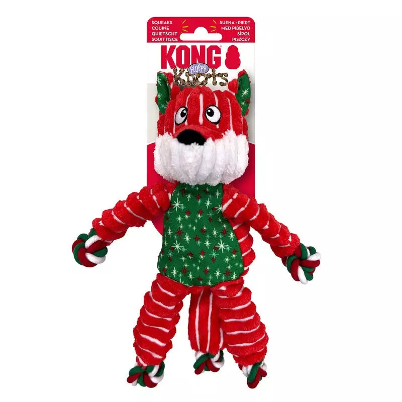 Kong Floppy Knots Fox Dog Toy  SM/M